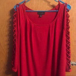 PLUS Red long sleeve